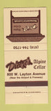 Matchbook Cover - Dietze's Alpine Cellar Milwaukee WI 30 Strike