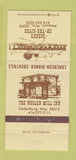 Matchbook Cover - Woolen Mill Inn Cedarburg WI Boder's Mequon WI 30 Strike