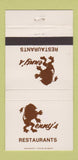 Matchbook Cover - Kenny's Restaurants Naples Sanibel FL 30 Strike