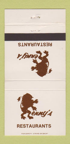 Matchbook Cover - Kenny's Restaurants Naples Sanibel FL 30 Strike