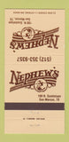 Matchbook Cover - Nephew's San Marcos TX 30 Strike