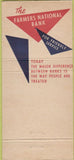 Matchbook Cover - Farmers National Bank of Salem OH Lisbon Hanoverton 30 Strike
