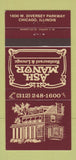 Matchbook Cover - Ash Manor Restaurant Chicago IL 30 Strike