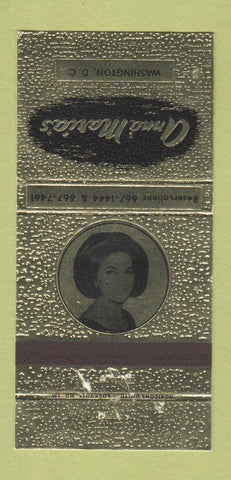 Matchbook Cover - Anna Maria's Washington DC girlie 30 Strike