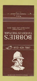 Matchbook Cover - Bobbie's Tavern in the Park White Bear Lake MN 30 Strike