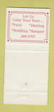 Matchbook Cover - Savoy First Canadian Place Toronto ON 30 Strike