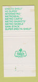 Matchbook Cover - Inter Metro Industries Wilkes Barre PA 30 Strike