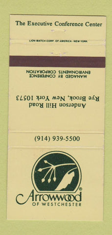 Matchbook Cover - Arrowhead of Westchester Rye Brook NY 30 Strike