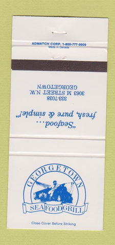 Matchbook Cover - Georgetown Seafood Grill Washington DC 30 Strike