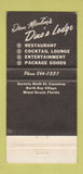Matchbook Cover - Dan Martin's Miami Beach FL WEAR 30 Strike