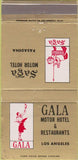 Matchbook Cover - Saga Motor Hotel Pasadena CA Los Angeles 30 Strike