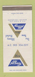 Matchbook Cover - New Albany Hotel Denver Colorado 30 Strike
