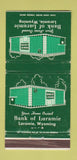 Matchbook Cover - Bank of Laramie WY WEAR 30 Strike