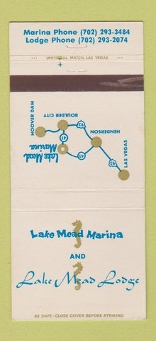 Matchbook Cover - Lake Mead Marina Lodge NV 30 Strike