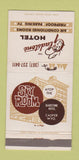 Matchbook Cover - Gladstone Hotel Casper WY 30 Strike