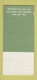 Matchbook Cover - AID Insurance Jay Myers Cheyenne WY 30 Strike