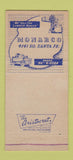 Matchbook Cover - Monaco Building Materials Littleton Colorado 30 Strike