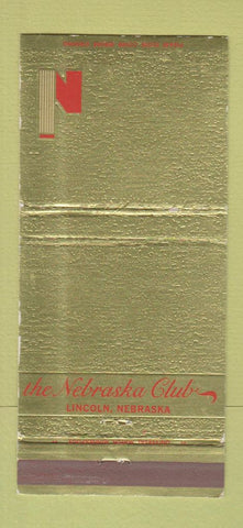 Matchbook Cover - Nebraska Club Lincoln NE WEAR 30 Strike