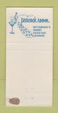 Matchbook Cover - Gladstone Hotel Casper WY 30 Strike