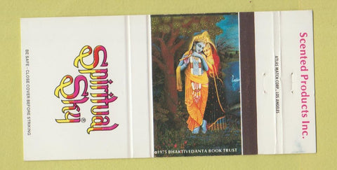 Matchbook Cover - Spiritual Sky Scented Products Culver City CA 30 Strike
