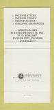 Matchbook Cover - Spiritual Sky Scented Products Culver City CA 30 Strike