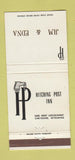 Matchbook Cover - Hitching Post Inn Cheyenne WY imprint WEAR 30 Strike