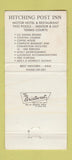 Matchbook Cover - Hitching Post Inn Cheyenne WY imprint WEAR 30 Strike