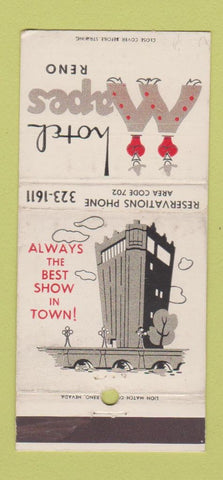 Matchbook Cover - Hotel Mapes Reno NV 30 Strike