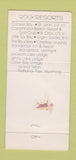Matchbook Cover - Grand Teton Lodge Company WEAR 30 Strike