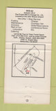 Matchbook Cover - UCO Air Orange CA John Wayne Airport 30 Strike