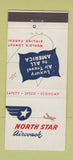 Matchbook Cover - North Star Airlines 30 Strike