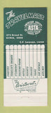 Matchbook Cover - Travelmart Elyria PA Travel Service 30 Strike