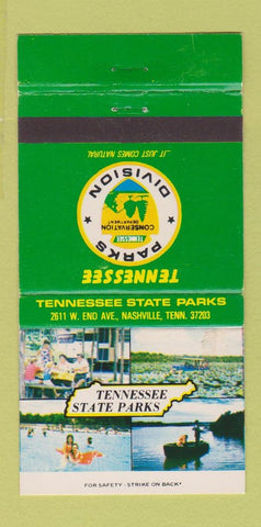 Matchbook Cover - Tennessee State Parks Nashville TN  30 Strike