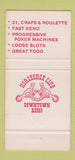 Matchbook Cover - Reno's Horseshoe Club NV casino 30 Strike