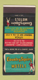 Matchbook Cover - Country Squire Motels Albany Utica Rochester NY 30 Strike