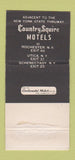 Matchbook Cover - Country Squire Motels Albany Utica Rochester NY 30 Strike