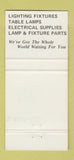 Matchbook Cover - Mills Light House Hamilton ON 30 Strike