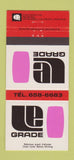 Matchbook Cover - Le Grade COOP QC Federee Poultry 30 Strike