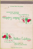 Matchbook Cover - Miller's Cafeteria Denver CO cactus WEAR 40 Strike