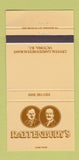 Matchbook Cover - Rattenbury's Victoria BC 30 Strike