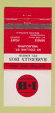 Matchbook Cover - Hamersley Iron Melbourne Australia 30 Strike