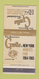Matchbook Cover Bazzinis Grotto 1964 New York World's Fair New Orleans 30 Strike