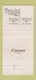 Matchbook Cover - Wyoming Caterpillar Tractors Cheyenne Casper WY 30 Strike