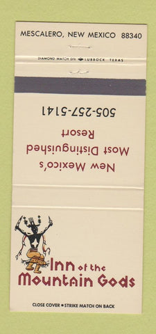 Matchbook Cover - Inn of the Mountain Gods Mescalero NM 30 Strike