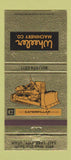 Matchbook Cover - Wheeler Caterpillar Tractors Salt Lake City UT 30 Strike