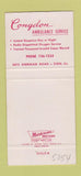Matchbook Cover - Congdon Zion IL Ambulance Service 30 Strike