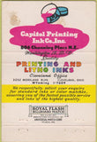 Matchbook Cover - Capico Printing Washington DC WEAR 40 Strike