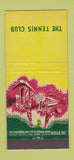 Matchbook Cover - The Tennis Club 30 Stick