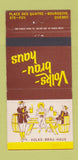Matchbook Cover - Volks Brau Haus Ste Foy QC 30 Strike