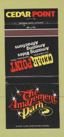 Matchbook Cover - Cedarpoint Sandusky OH Amusement Park #2 30 Strike